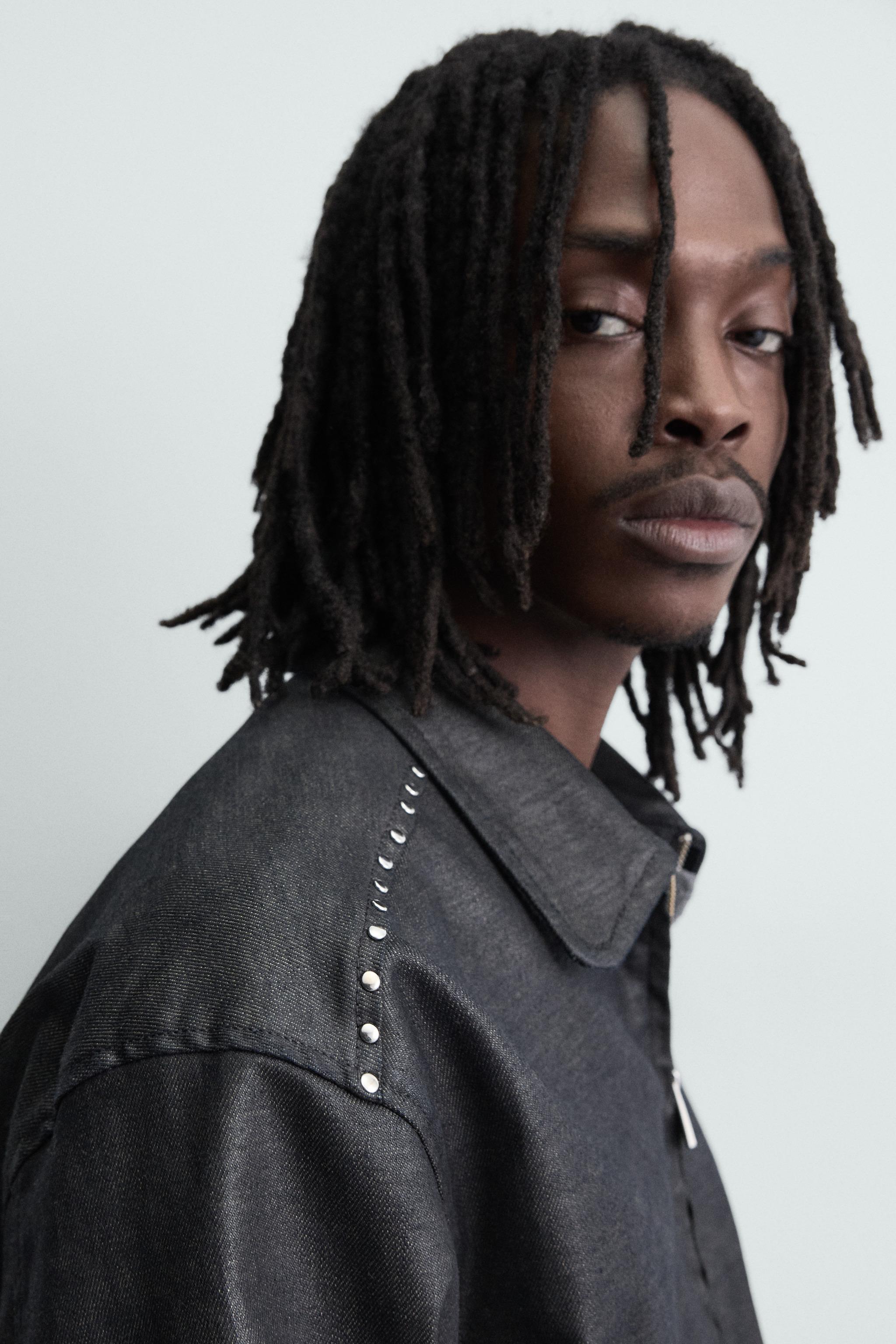 BOXY FIT STUDDED JACKET